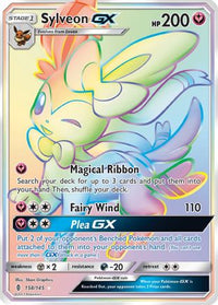Sylveon GX (Secret) (158/145) - SM  Guardians Rising Holofoil