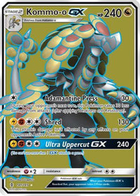 Kommo-o GX (Full Art) (141/145) - SM  Guardians Rising Holofoil