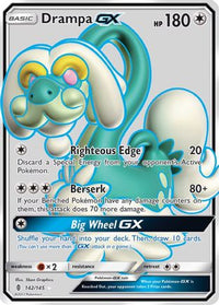 Drampa GX (Full Art) (142/145) - SM  Guardians Rising Holofoil