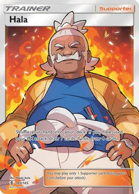 Hala (Full Art) (143/145)  - SM  Guardians Rising Holofoil