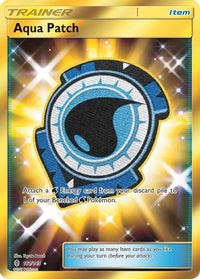 Aqua Patch (Secret) (161/145) - SM  Guardians Rising Holofoil
