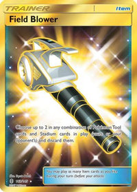 Field Blower (Secret) (163/145) - SM  Guardians Rising Holofoil