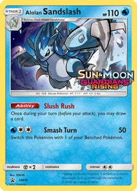 Alolan Sandslash (SM18) (Promo Avant-première) [Soleil et Lune : Promos Black Star] 
