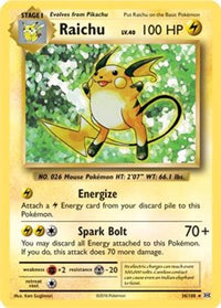 Raichu (XY Evolutions) (36/108)  - Deck Exclusives