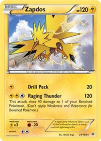 Zapdos (XY Roaring Skies) (23/108)  - Deck Exclusives Holofoil