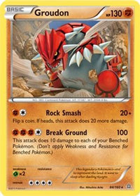 Groudon (XY Primal Clash) (84/160)  - Deck Exclusives Holofoil