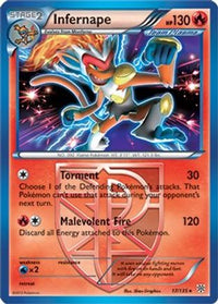 Infernape (BW Plasma Storm) (17/135)  - Deck Exclusives