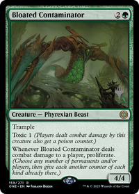 Bloated Contaminator (Pack promotionnel) [Phyrexia : All Will Be One Promos] 