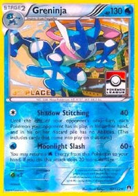 Greninja (Pokemon League) [3rd Place] (40/122)  - League & Championship Cards Reverse Holofoil