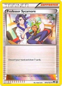 Professor Sycamore (Holofoil) (107a/122) - Alternate Art Promos Holofoil