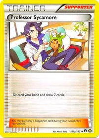 Professor Sycamore (Non-Holo) (107a/122)  - Alternate Art Promos