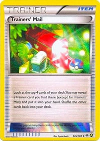 Trainers' Mail (Holo) (92a/108)  - Alternate Art Promos Holofoil