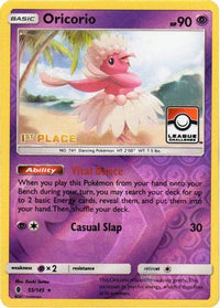 Oricorio (League Challenge) [1st Place] (55/145) - League & Championship Cards Reverse Holofoil