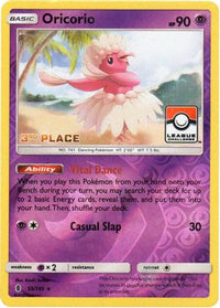 Oricorio (League Challenge) [3rd Place] (55/145) - League & Championship Cards Reverse Holofoil