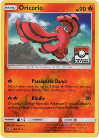 Oricorio (Pokemon League) (14/145)  - League & Championship Cards Reverse Holofoil