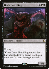 Dark Hatchling [Commander Legends: Battle for Baldur's Gate]