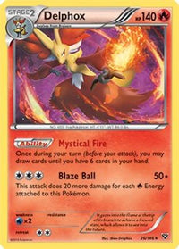 Delphox (XY Base Set) (26/146)  - Deck Exclusives