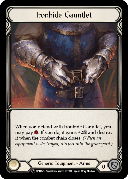 Ironhide Gauntlet [U-MON243-RF] (Monarch Unlimited) Unlimited Rainbow Foil - POKÉ JEUX