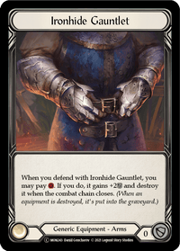 Ironhide Gauntlet [U-MON243-RF] (Monarch Unlimited) Unlimited Rainbow Foil - POKÉ JEUX