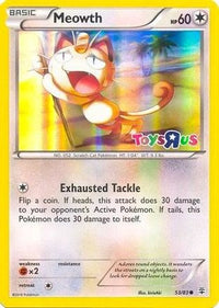 Meowth (Toys R Us Promo) (53/83) - Miscellaneous Cards & Products Holofoil