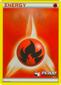 FireEnergy (2011 Play! Pokemon) ) - League & Championship Cards Holofoil