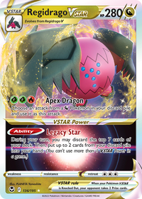 Regidrago VSTAR 2024 (Evan Pavelski Gold Signature) (136) - World Championship Decks