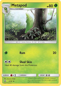 Metapod (2/147)  - SM  Burning Shadows