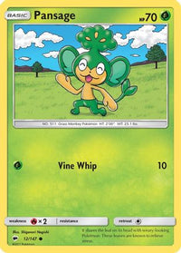 Pansage (12/147)  - SM  Burning Shadows