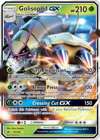 Golisopod GX (17/147)  - SM  Burning Shadows Holofoil