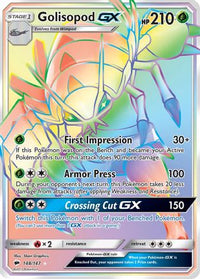 Golisopod GX (Secret) (148/147) - SM  Burning Shadows Holofoil
