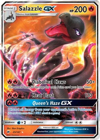 Salazzle GX (25/147) - SM  Burning Shadows Holofoil