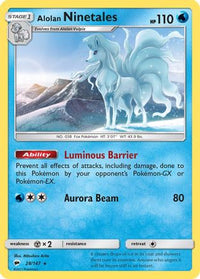 Alolan Ninetales (28/147) - SM  Burning Shadows