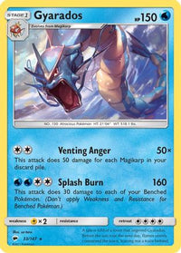 Gyarados (33/147) - SM  Burning Shadows Holofoil