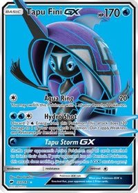 Tapu Fini GX (Full Art) (133/147) - SM  Burning Shadows Holofoil