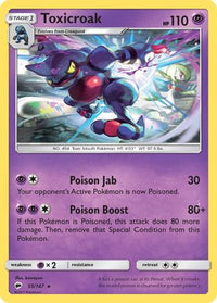 Toxicroak (55/147) - SM  Burning Shadows