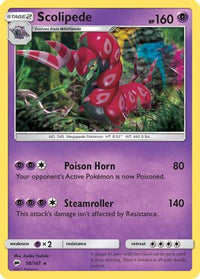 Scolipede (58/147)  - SM  Burning Shadows