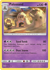 Palossand (62/147)  - SM  Burning Shadows Holofoil