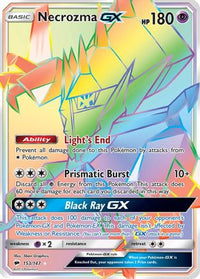Necrozma GX (Secret) (153/147) - SM  Burning Shadows Holofoil