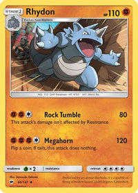 Rhydon (66/147) - SM  Burning Shadows
