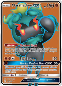 Marshadow GX (Full Art) (137/147) - SM  Burning Shadows Holofoil