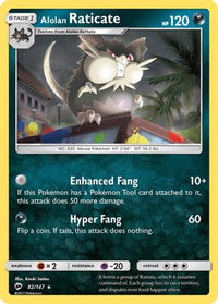 Alolan Raticate (82/147) - SM  Burning Shadows