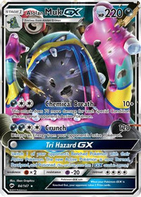 Alolan Muk GX (84/147) - SM  Burning Shadows Holofoil