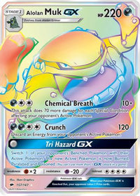 Alolan Muk GX (Secret) (157/147)  - SM  Burning Shadows Holofoil