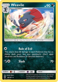 Weavile (86/147) - SM  Burning Shadows