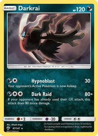 Darkrai (87/147)  - SM  Burning Shadows Holofoil