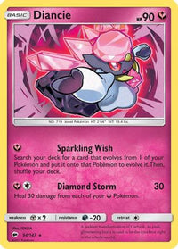 Diancie (94/147)  - SM  Burning Shadows Holofoil