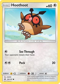 Hoothoot (106/147)  - SM  Burning Shadows