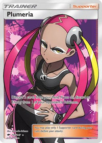 Plumeria (Full Art) (145/147) - SM  Burning Shadows Holofoil