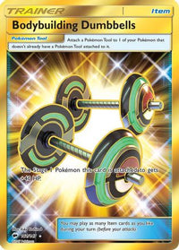Bodybuilding Dumbbells (Secret) (161/147) - SM  Burning Shadows Holofoil