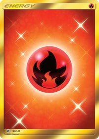 Fire Energy (Secret) (167/147) - SM  Burning Shadows Holofoil